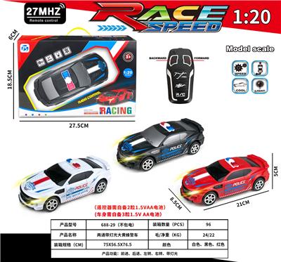 二通带灯光大黄蜂警车 - OBL10241750