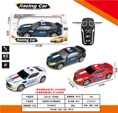 二通带灯光大黄蜂警车 - OBL10241751