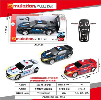 二通带灯光大黄蜂警车 - OBL10241752