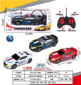 四通带灯光大黄蜂警车 - OBL10241770