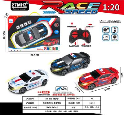 四通带灯光大黄蜂警车 - OBL10241772