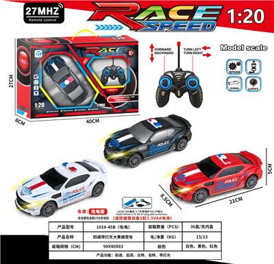 四通带灯光大黄蜂警车 - OBL10241779