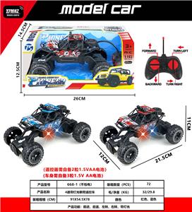 四通带灯光攀爬遥控车 - OBL10241783