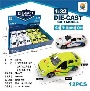 1:32仿真拉达开二门回力合金赛车
带灯光音乐 - OBL10242006