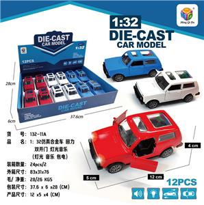 1:32仿真拉达尼瓦开二门回力合金车
带灯光音乐  - OBL10242020