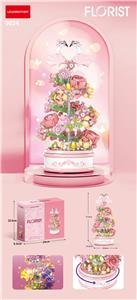 天鹅旋转花音乐盒 713PCS - OBL10243823