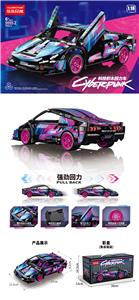 1:18回力车兰博基尼   集装箱版（赛博朋克）     586PCS - OBL10243825