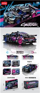 1:18回力车布加迪威龙(赛博朋克) 集装箱版 473PCS - OBL10243829