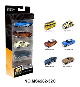 1:64合金车6款5只盒装 - OBL10244626
