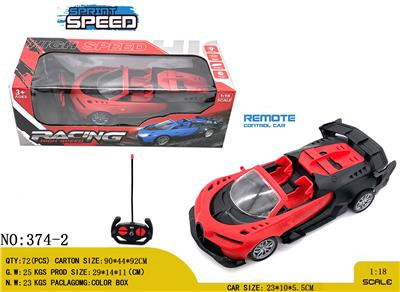 1:18
 敞篷布加迪 四通遥控跑车
车头带灯
不包电 （车底3AA-遥控器2AA） - OBL10245049