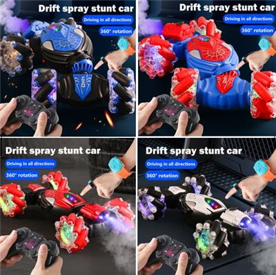 夜光轮喷雾扭变遥控特技车 - OBL10245490