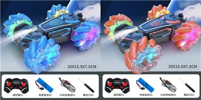 夜光轮喷雾双面遥控特技车 - OBL10245500