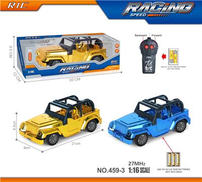 27MHz1：16二通电镀牧马人遥控车（不包电） - OBL10246191