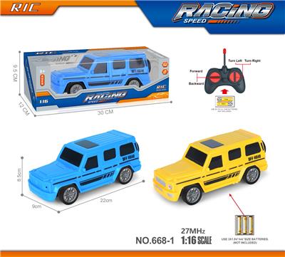 27MHz1：16四通奔驰大G遥控车（不包电） - OBL10246216