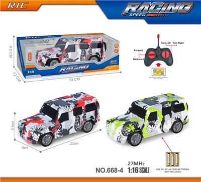 27MHz1：16四通涂鸦奔驰大G遥控车（不包电） - OBL10246218