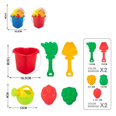 沙滩桶（爱心桶）套装6pcs - OBL10247323