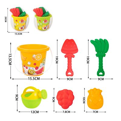 沙滩桶（印水果）套装6pcs - OBL10247328