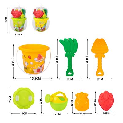 沙滩桶（印水果）套装7pcs - OBL10247331