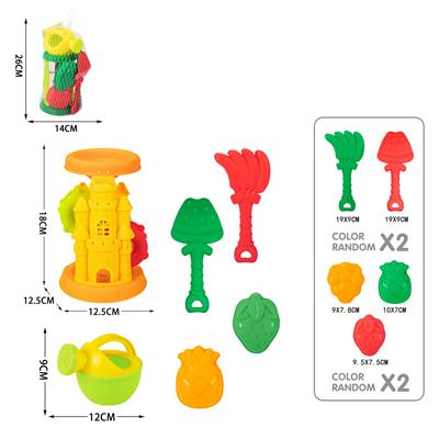 沙滩城堡沙漏套装6pcs - OBL10247343