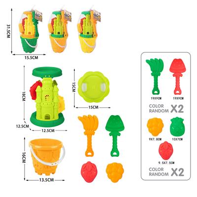 沙滩城堡沙漏套装6pcs - OBL10247345