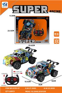 四通遥控涂鸦酷路泽跑车 - OBL10247637