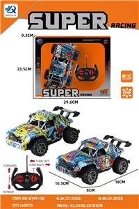 四通遥控涂鸦牧马人跑车 - OBL10247638