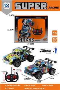 四通遥控涂鸦牧马人跑车 - OBL10247646