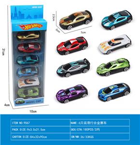 6只装滑行合金赛车 - OBL10248444