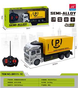 四通遥控合金拖头车(快递车） - OBL10248709