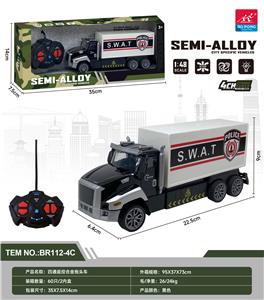 四通遥控合金拖头车(警车） - OBL10248733