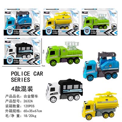 合金惯性警察车 - OBL10249420