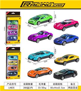 1:64，4只条装合金小车（2款混装） - OBL10252539
