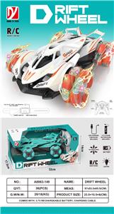 遥控特技车双控（配带3.7V锂电池和USB充电线）两色混装 - OBL10252562