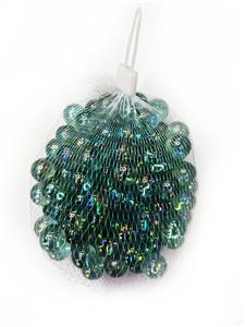 1.6CM 100粒 水彩玻璃珠 - OBL10252620