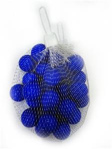 2.5CM 20粒 兰奶油玻璃珠 - OBL10252629