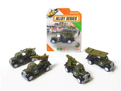 合金车1:64合金军事回力车套装
4款混装 - OBL10252705