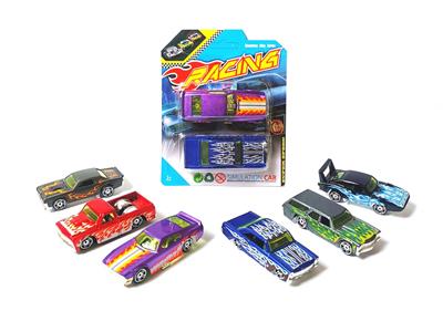 风火轮合金车1:64火焰肌肉滑行车 2只装
3款混装 - OBL10252722