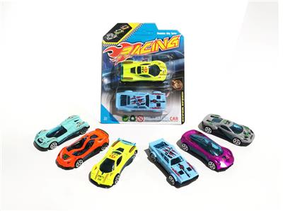 合金车1:64滑行跑车  2只装
3款混装 - OBL10252730