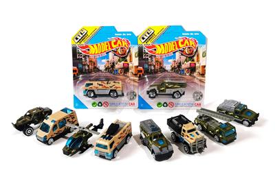 合金车1:64 合金飞机配滑行军事车套装
8款混装 - OBL10252740