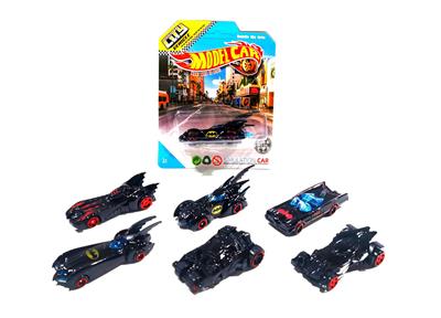 蝙蝠侠合金车1:64滑行车
6款混装 - OBL10252748