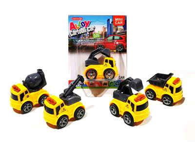 Q版合金车1:64合金工程回力车
4款混装 - OBL10252755