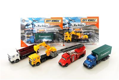 1:36合金车  回力城市服务车多款混装 - OBL10252771