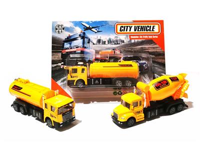 1:36合金车  回力工程车多款混装 - OBL10252774