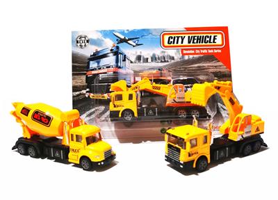 1:36合金车  回力工程车多款混装 - OBL10252776