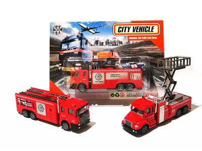 1:36合金车  回力消防车多款混装 - OBL10252779