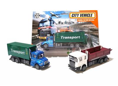 1:36合金车  回力运输车多款混装 - OBL10252780