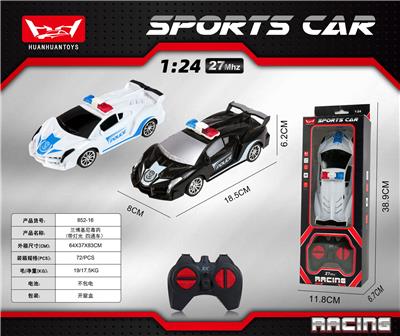 1：24兰博基尼毒药警车（带灯光四通车） - OBL10253731