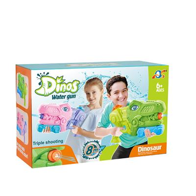 中号霸王龙
 三喷头抽拉式水枪 - OBL10254017