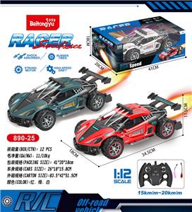 2.4G 1:12 两驱六通高速喷雾遥控车（法拉利）（包电）
 - OBL10254999