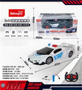 3D灯光四通充电1:14 警车(包电) - OBL10255005